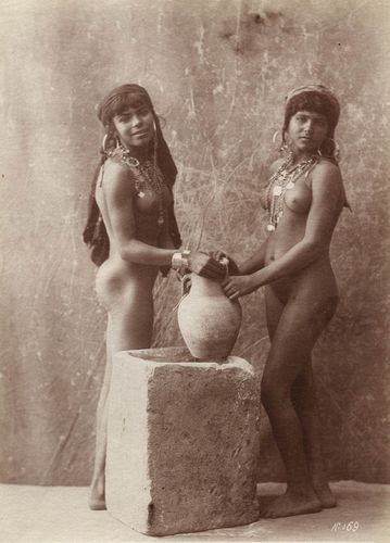 Bedouin-Tunis © 1910 by Rudolf Lehnert Reprint on 8.5 X 11 Orientalist Nude #6