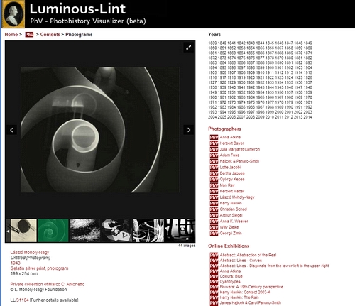 Luminous-Lint PhotoHistory Visualizer